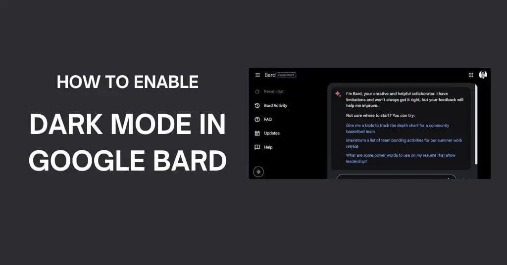 How to Enable Dark Mode in Google Bard – Guide