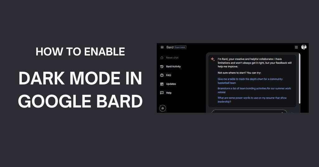How to Enable Dark Mode in Google Bard